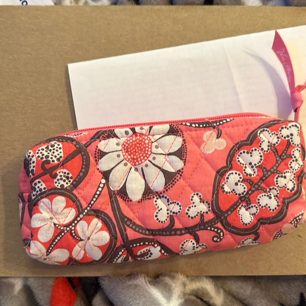 Pink Blush Vera Bradley makeup bag